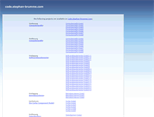 Tablet Screenshot of code.stephan-brumme.com
